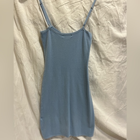 Frankie’s Bikinis Blue Spaghetti Strap Dress - Picture 3 of 5